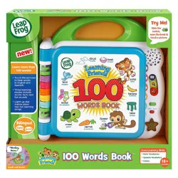LeapFrog 18+ Months Learning Friends 100 Words Book 1 ea