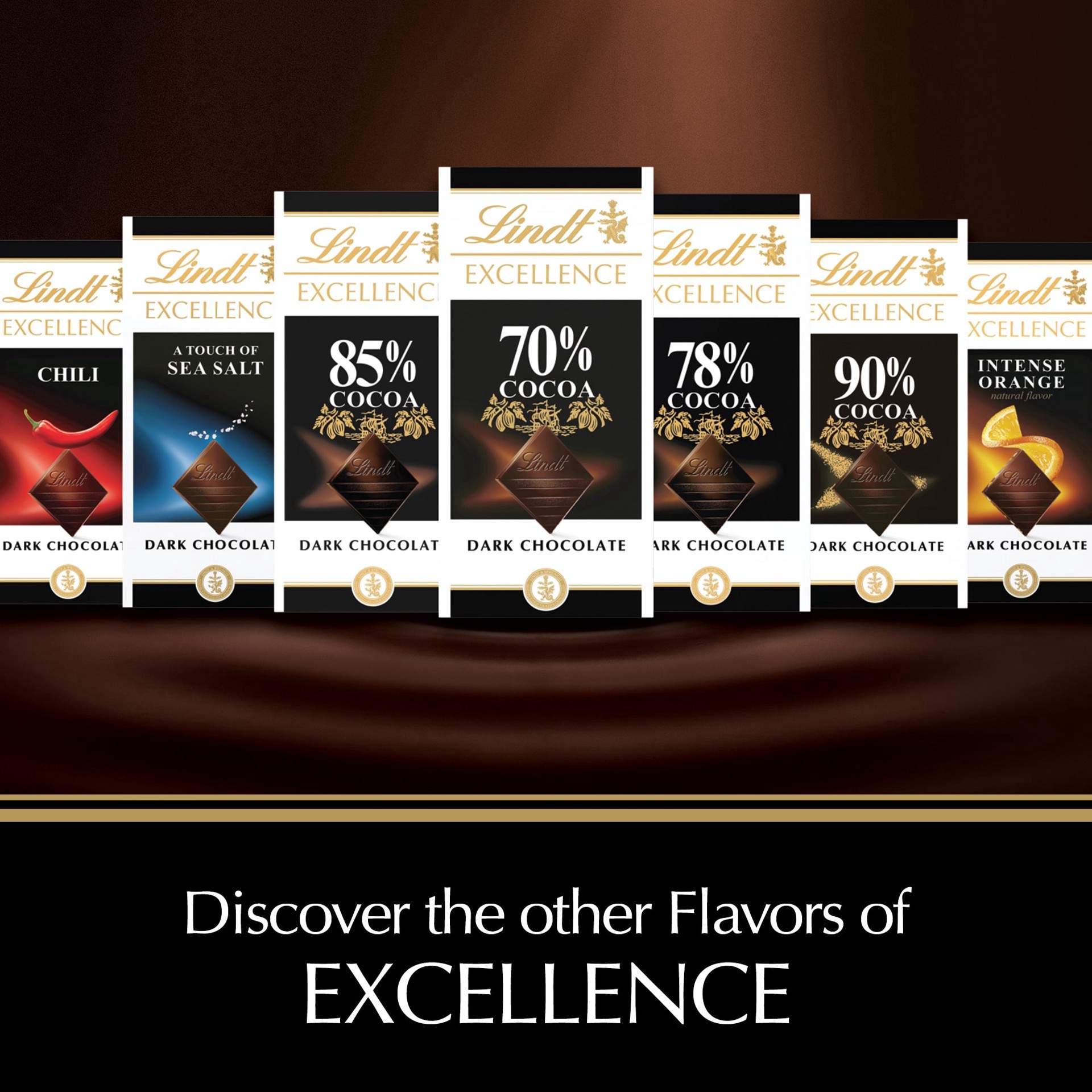 slide 19 of 27, Lindt Excellence 78% Cocoa Dark Chocolate - 3.5oz, 