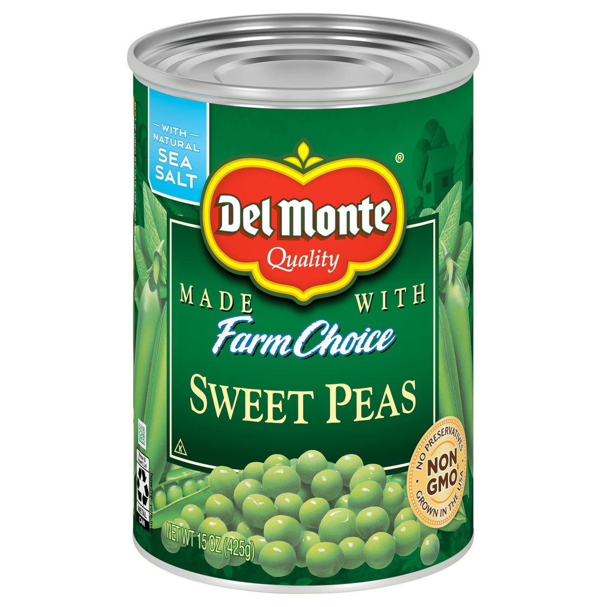slide 7 of 7, Del Monte Sweet Peas Canned Vegetables, 15 oz