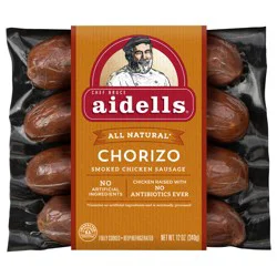 Aidells Smoked Chicken Sausage, Chorizo, 12 oz. (4 Fully Cooked Links)