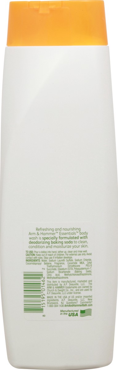 slide 8 of 13, ARM & HAMMER Essentials Ultra Replenishing Simply Fresh Body Wash 22.5 oz, 22.5 oz
