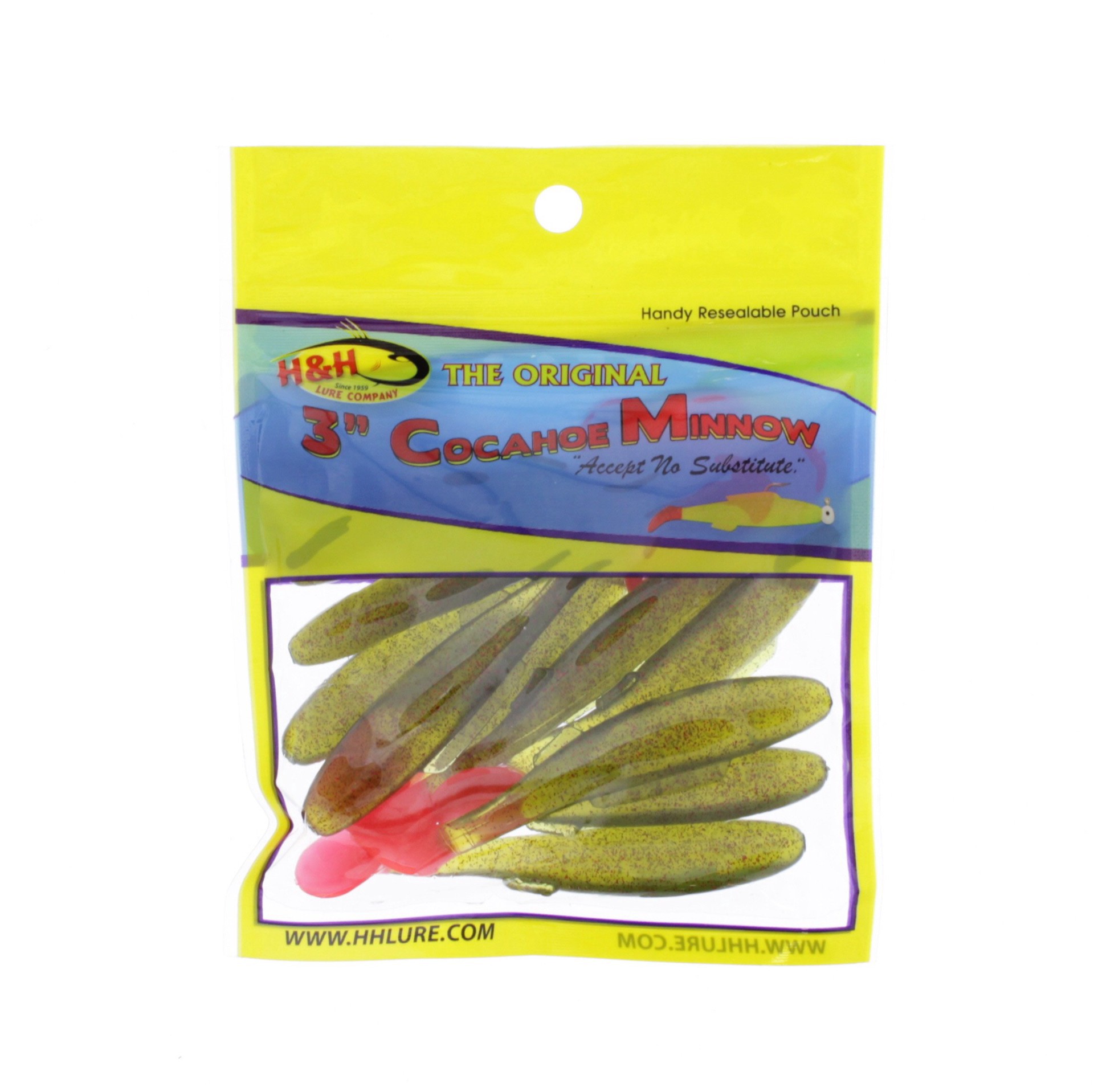 slide 1 of 1, H&H Lure Company The Original Cocahoe Minnow, 3in, 3 in