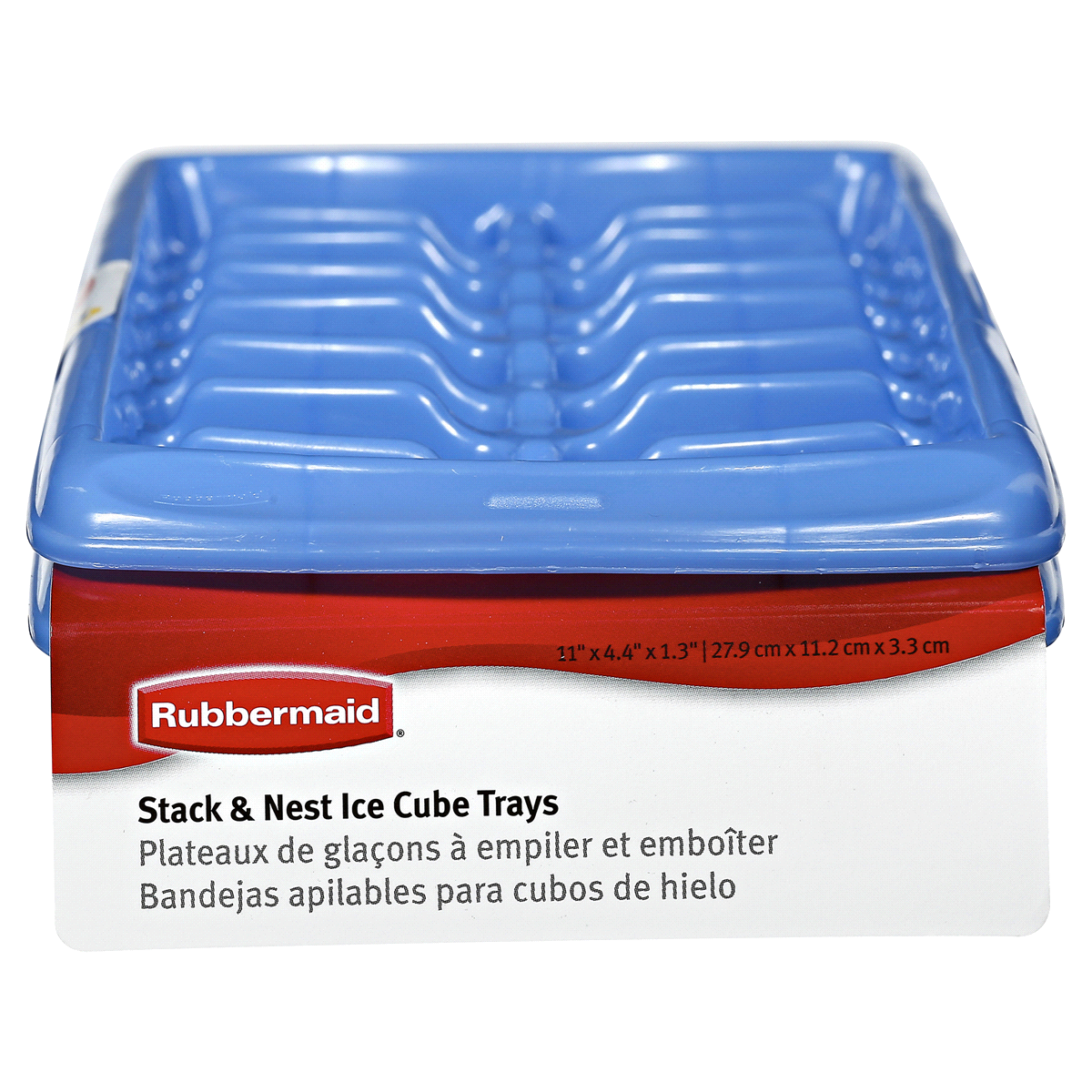 Rubbermaid Ice Cube Trays, Stack & Nest, Plastic Containers