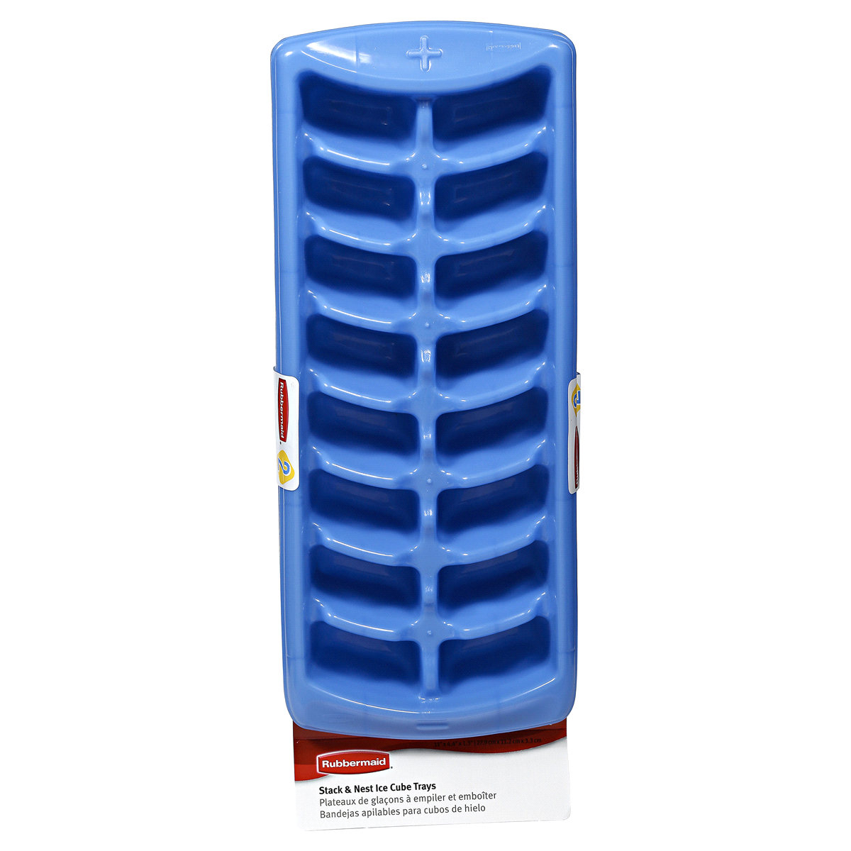 Rubbermaid Stack Nest Ice Cube Tray Periwinkle 2 ct