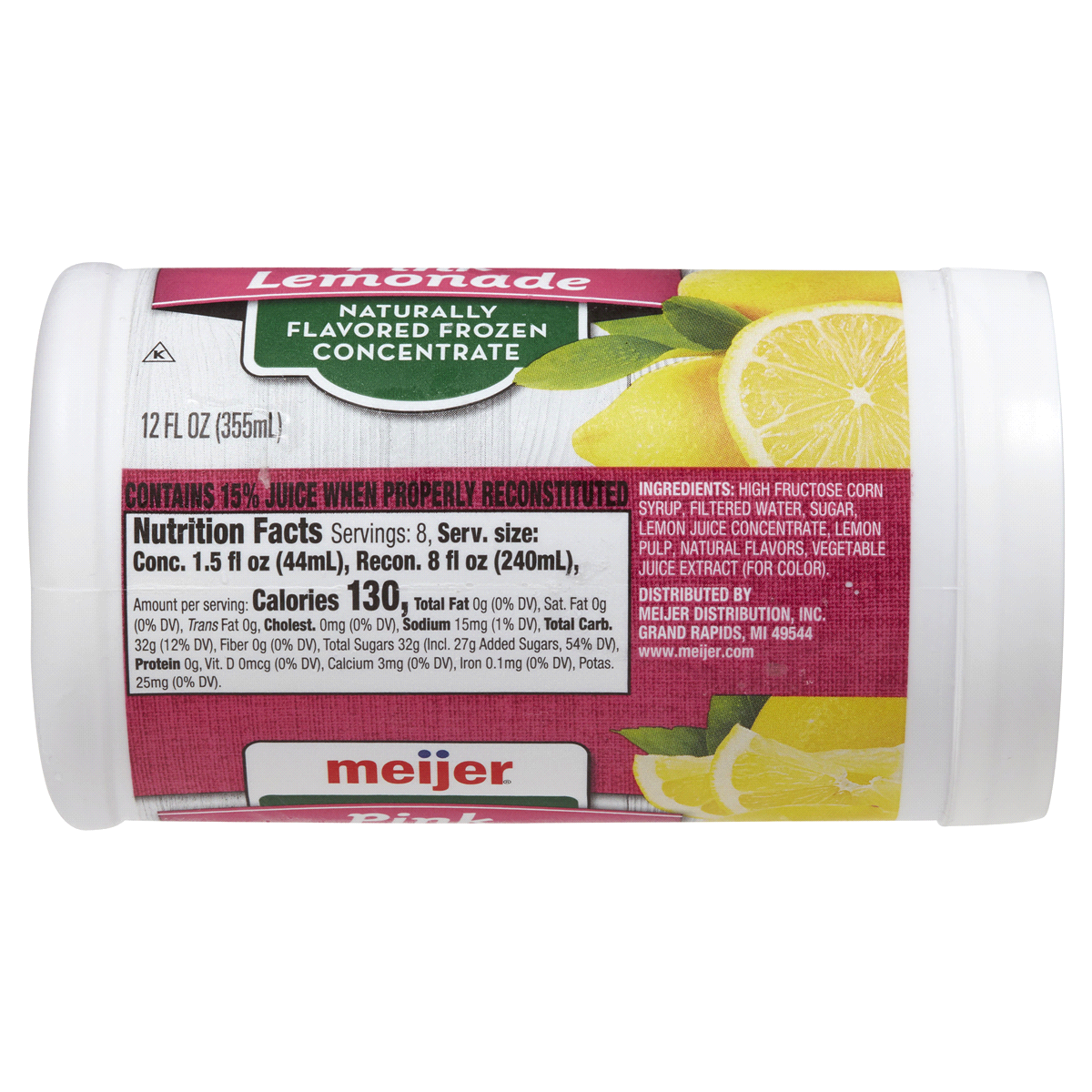 slide 2 of 3, Meijer Frozen Pink Lemonade Concentrate, 12 oz