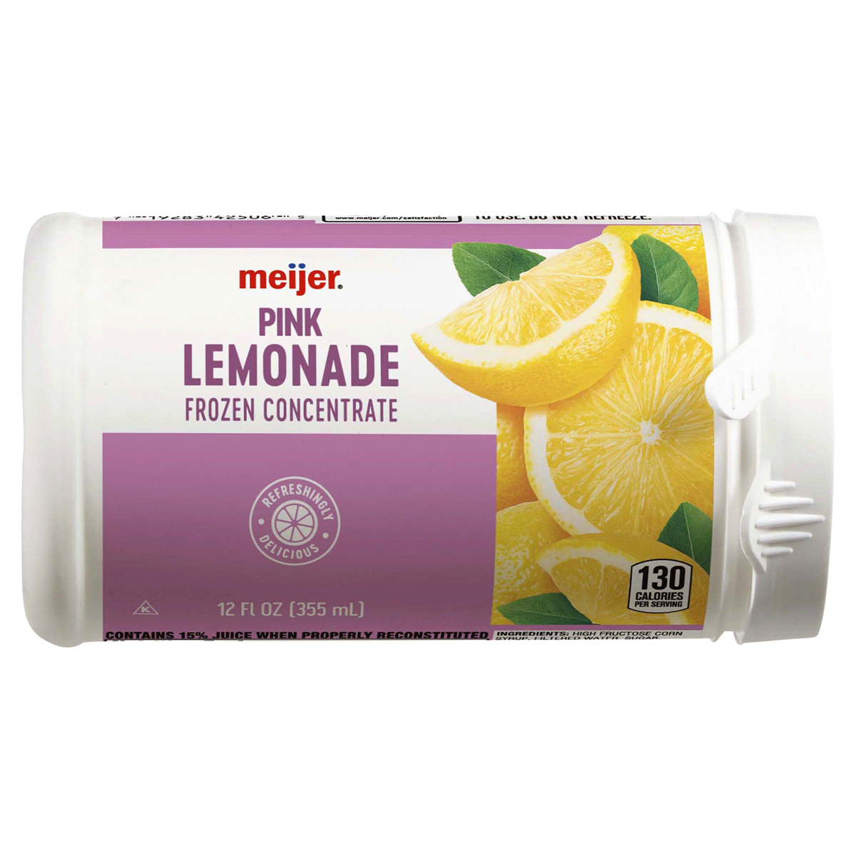 slide 1 of 3, Meijer Frozen Pink Lemonade Concentrate, 12 oz