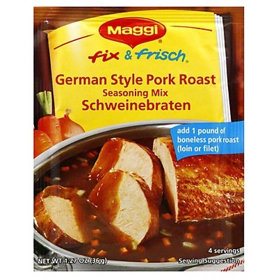 slide 1 of 1, Maggi Fix & Frisch German Style Pork Roast Seasoning Mix, 1.27 oz