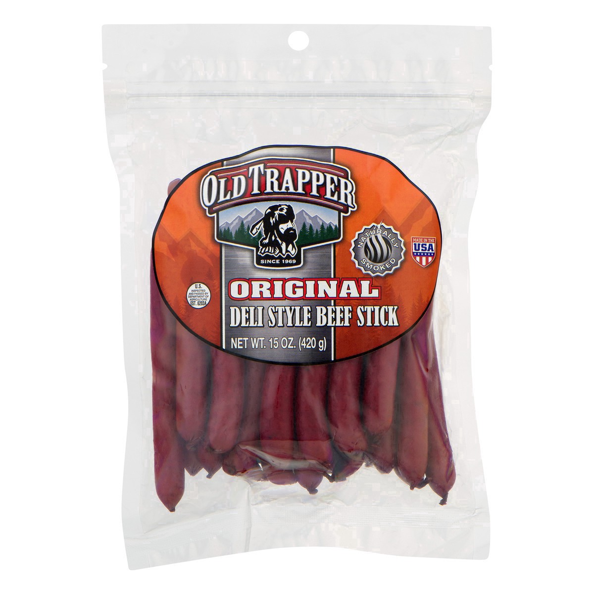 slide 27 of 27, Old Trapper Original Deli Style Beef Sticks - 15oz, 