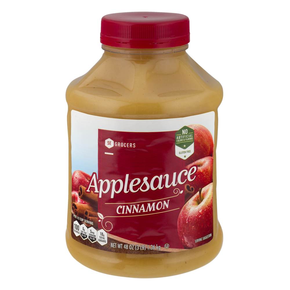 slide 1 of 1, SE Grocers Applesauce Cinnamon, 48 oz