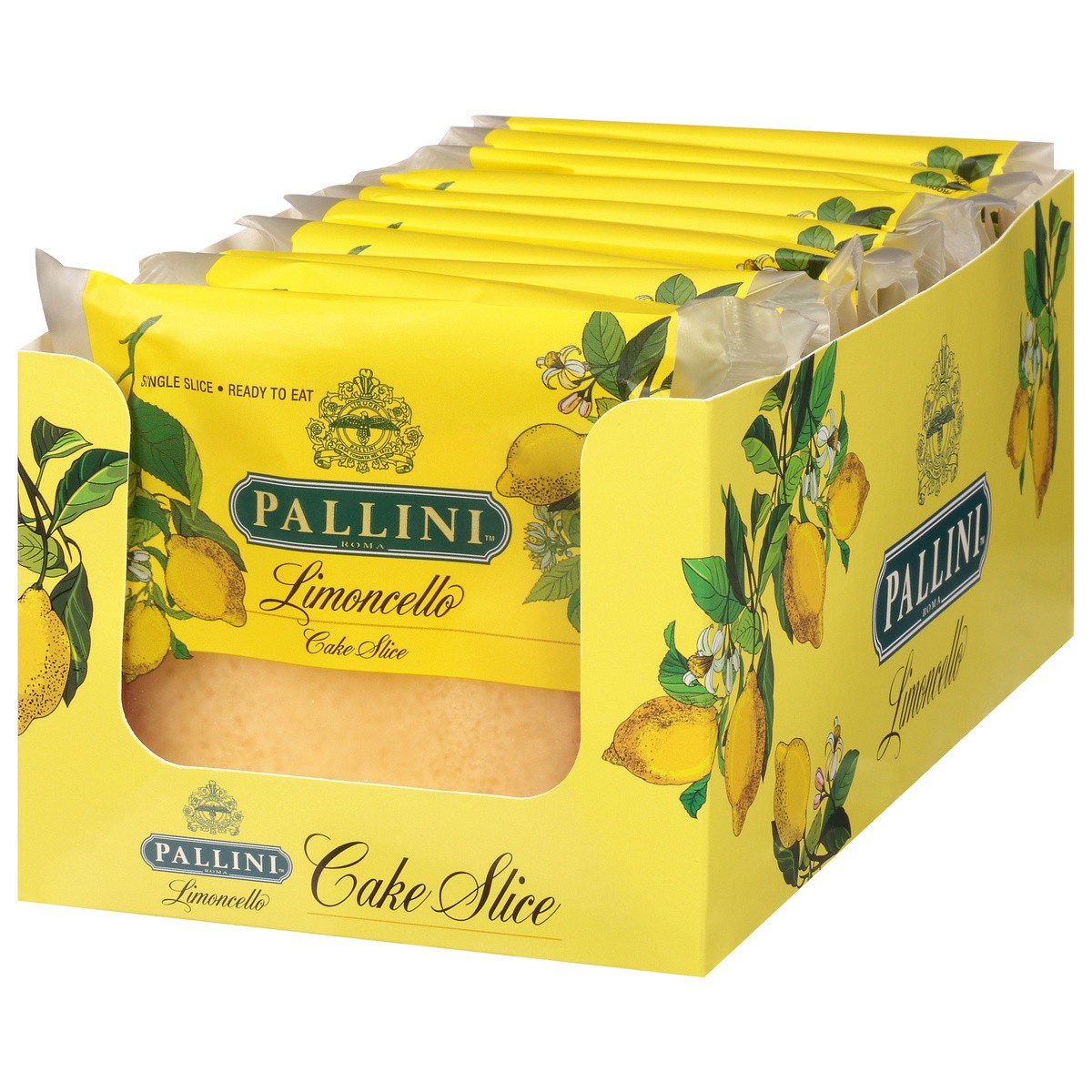slide 3 of 9, Pallini Limon Cake Slice, 4 oz