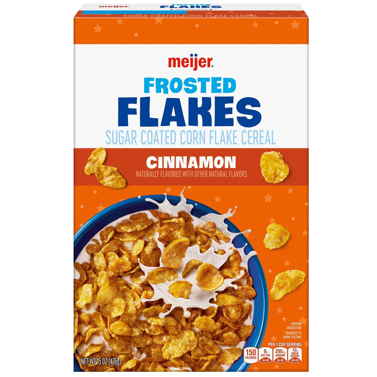 slide 1 of 29, Meijer Cinnamon Frosted Flakes, 15 oz
