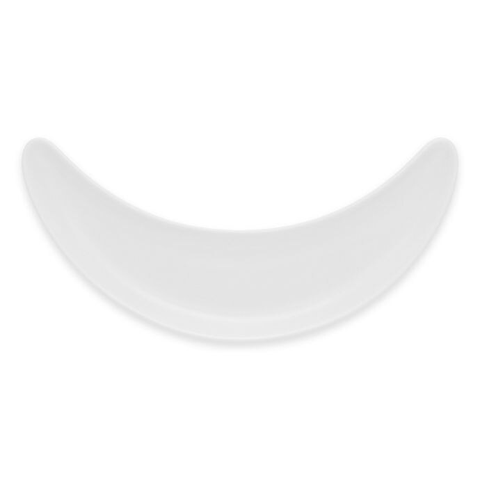 slide 1 of 1, Noritake Colorwave Crescent Plate - White, 1 ct