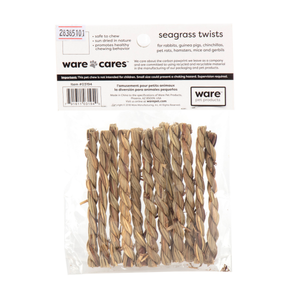 slide 4 of 4, Ware Pet Products Chew Snack Seagrass Twists, 1 ct