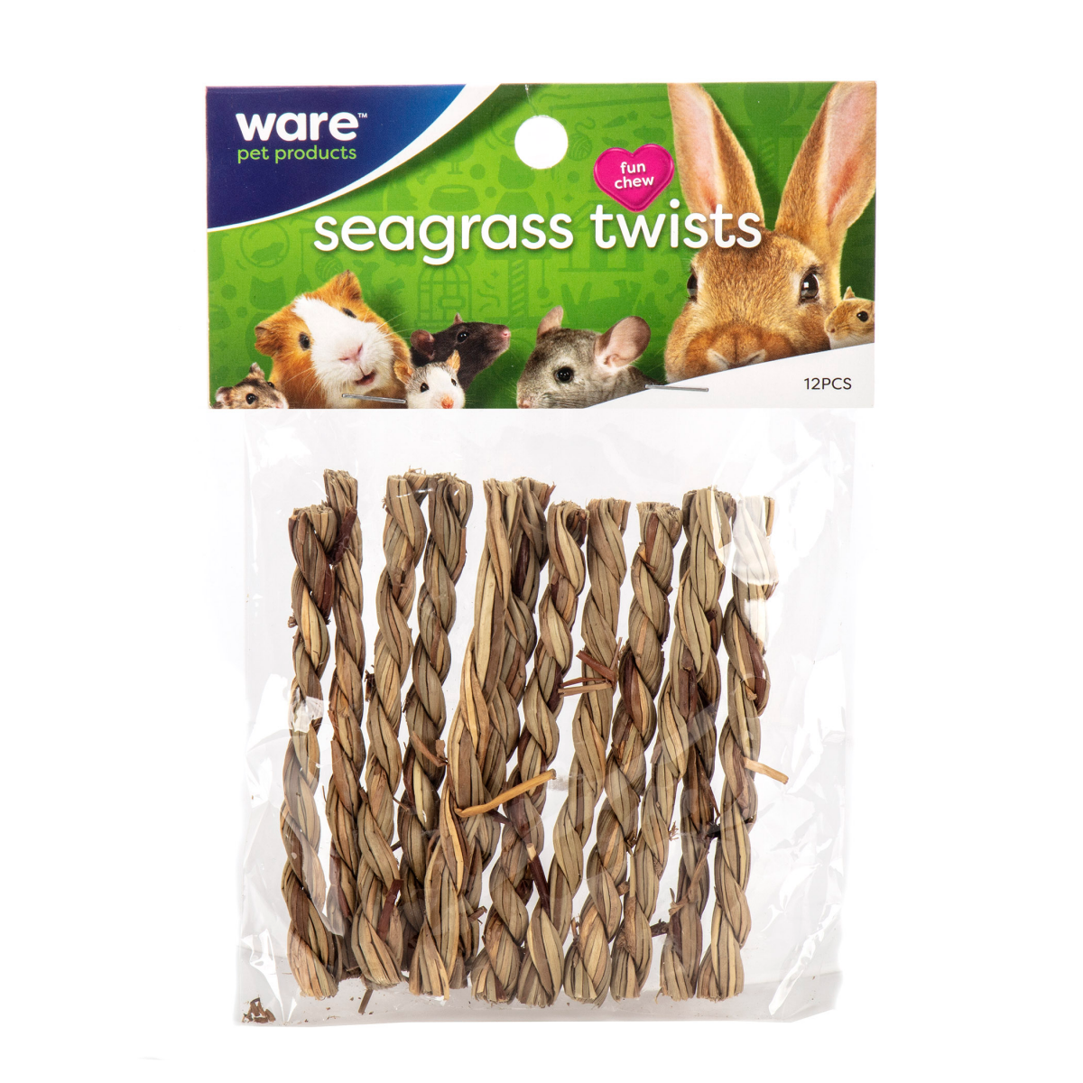 slide 1 of 4, Ware Pet Products Chew Snack Seagrass Twists, 1 ct