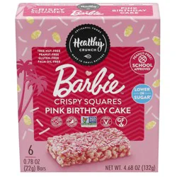 Healthy Crunch Square Birthday Cake Bar