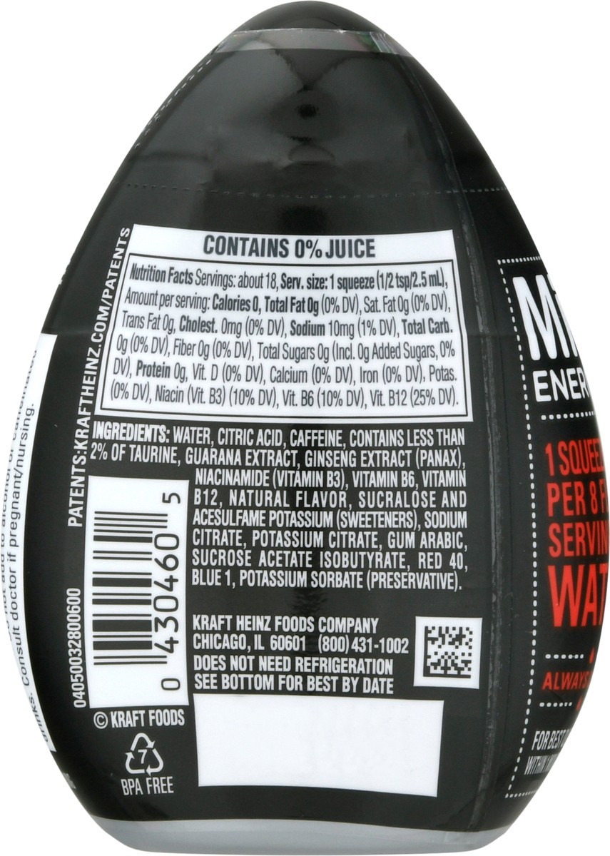 slide 6 of 11, MiO Energy Black Cherry Naturally Flavored Liquid Water Enhancer with Caffeine & B Vitamins - 1.62 fl oz, 1.62 fl oz