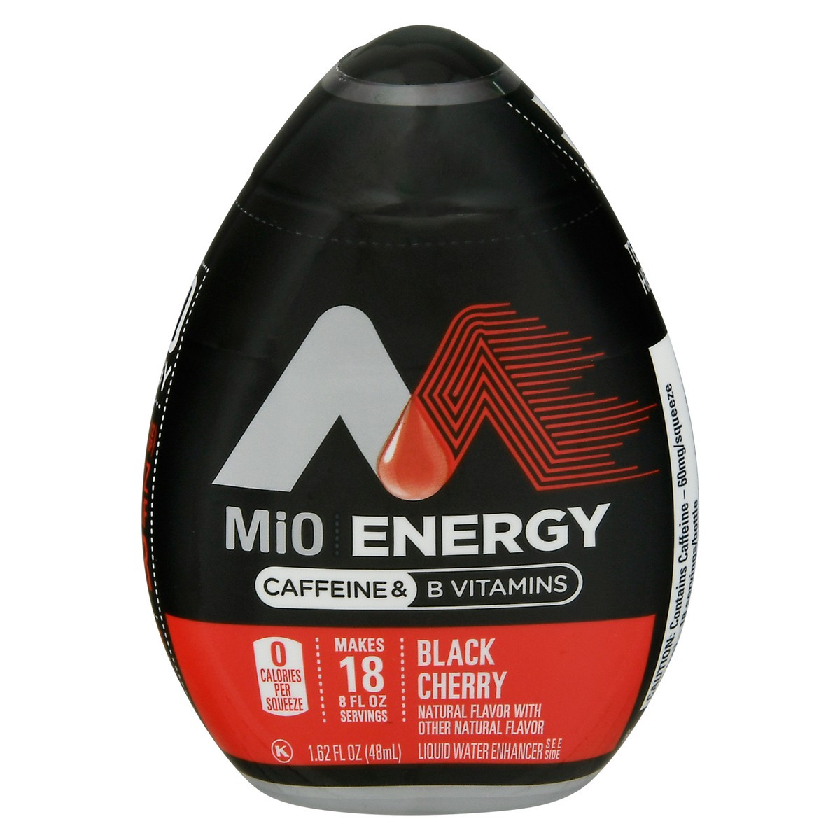 slide 2 of 11, MiO Energy Black Cherry Naturally Flavored Liquid Water Enhancer with Caffeine & B Vitamins - 1.62 fl oz, 1.62 fl oz