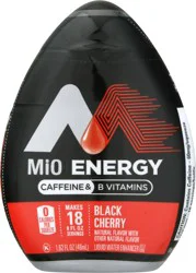 MiO Energy Black Cherry Naturally Flavored Liquid Water Enhancer with Caffeine & B Vitamins - 1.62 fl oz