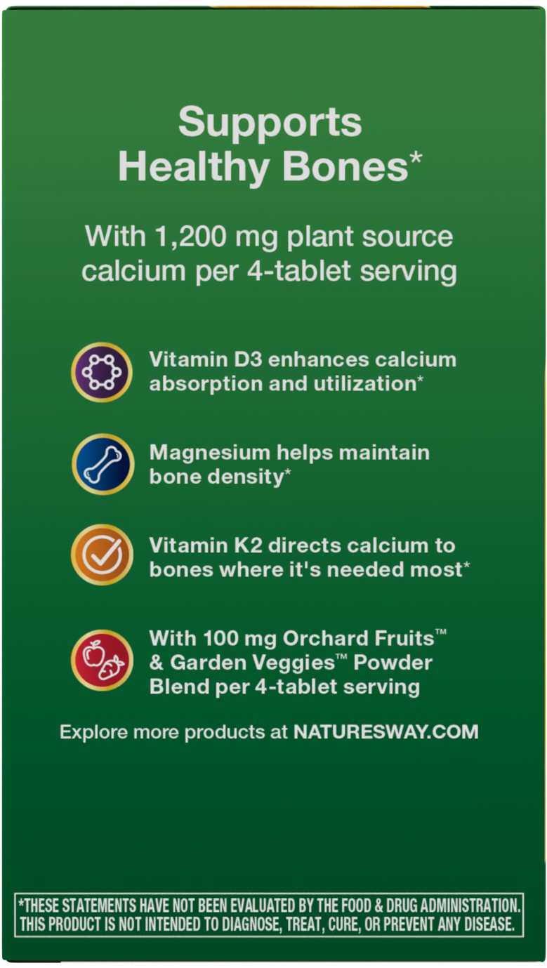 slide 2 of 5, Nature's Way Calcium 120 ea, 120 ct