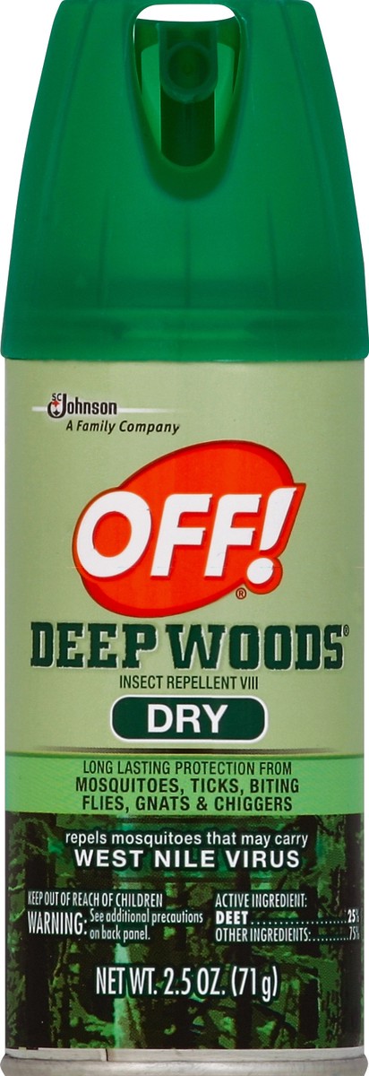 slide 2 of 2, OFF! Deep Woods Dry Insect Repellent VIII 2.5 oz, 2.5 oz