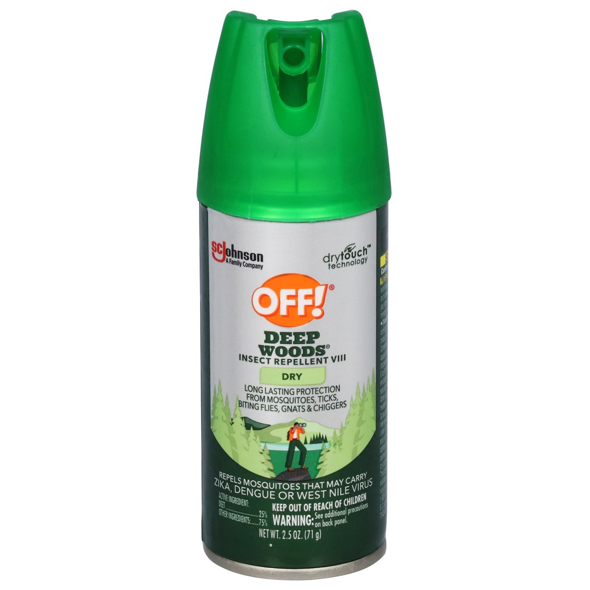 slide 1 of 2, OFF! Deep Woods Dry Insect Repellent VIII 2.5 oz, 2.5 oz