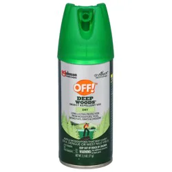 OFF! Deep Woods Non-Greasy Deet Mosquito Repellent Dry, 2.5 oz