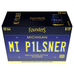 Founders Brewing Co. Beer, Pilsner, Michigan-Style