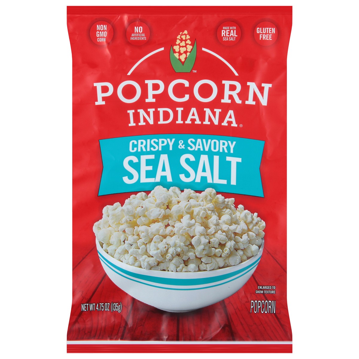 slide 1 of 9, Popcorn, Indiana Crispy & Savory Sea Salt Popcorn 4.75 oz, 4.75 oz