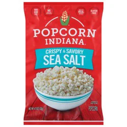 Popcorn, Indiana Crispy & Savory Sea Salt Popcorn 4.75 oz