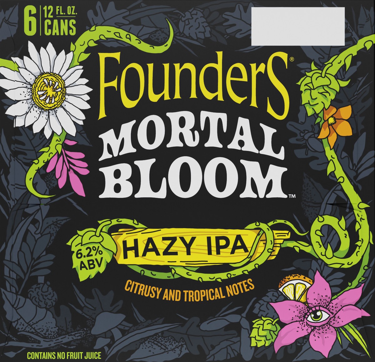 slide 11 of 11, Founders Brewing Co. Beer, Mortal Bloom, Hazy IPA, 6 ct; 12 oz