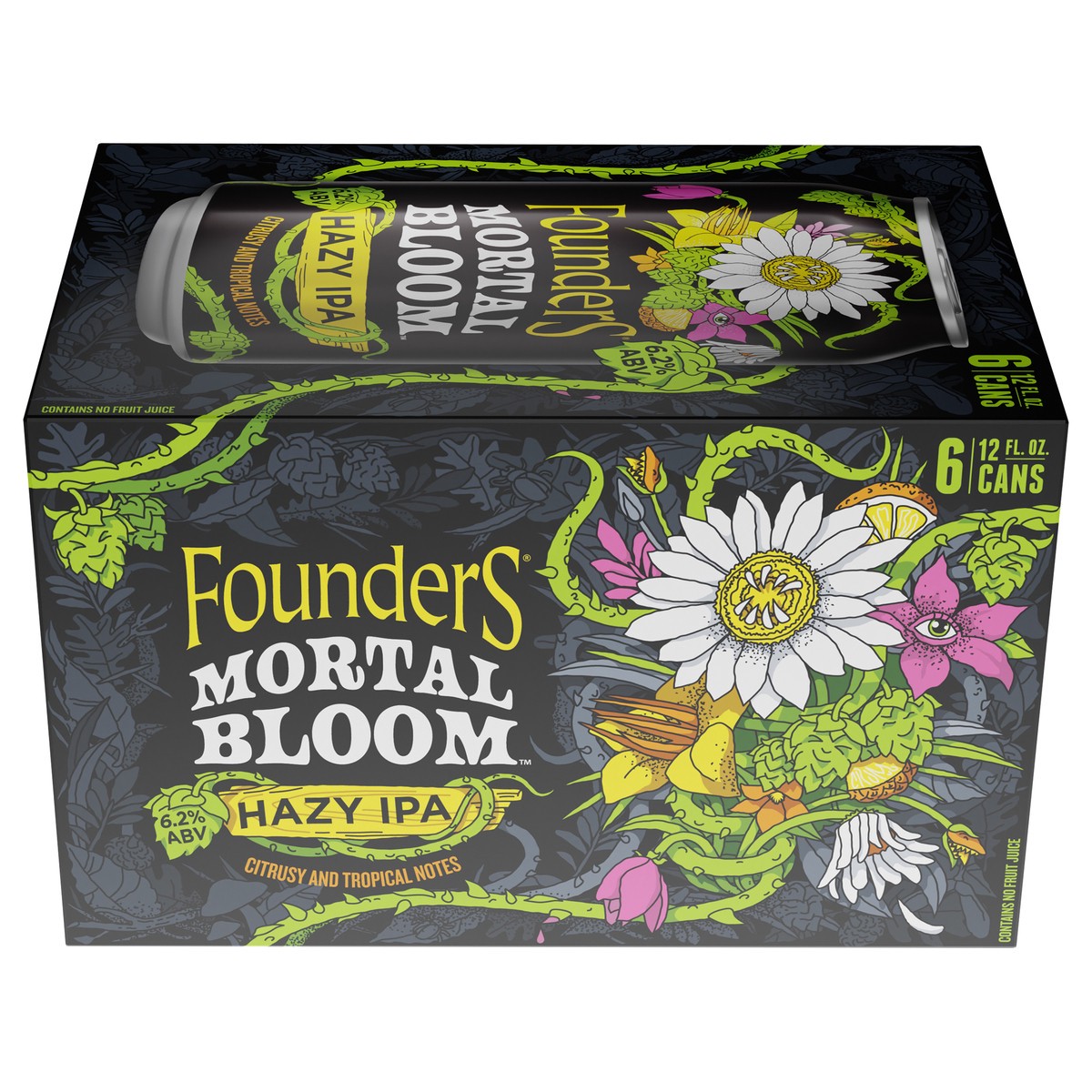 slide 9 of 11, Founders Brewing Co. Beer, Mortal Bloom, Hazy IPA, 6 ct; 12 oz