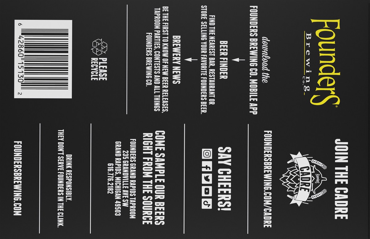 slide 4 of 11, Founders Brewing Co. Beer, Mortal Bloom, Hazy IPA, 6 ct; 12 oz