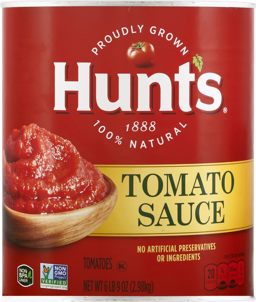 slide 1 of 3, Hunt's Tomato Sauce 105 oz, 105 oz