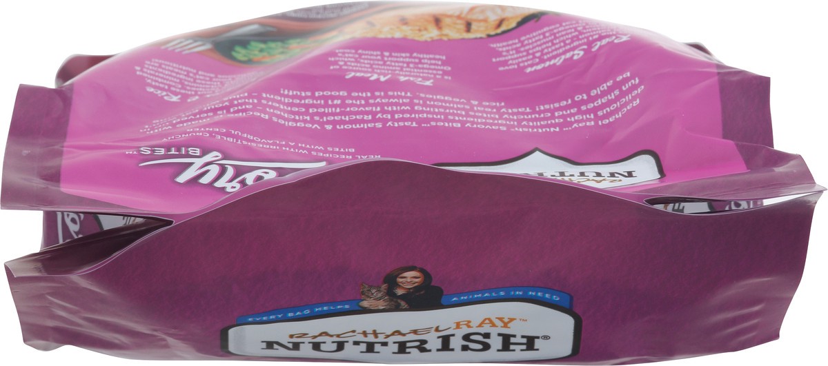 slide 3 of 10, Rachael Ray Nutrish Savory Bites Tasty Salmon & Veggies Recipe Dry Cat Food, 5 lb. Bag, 5 lb