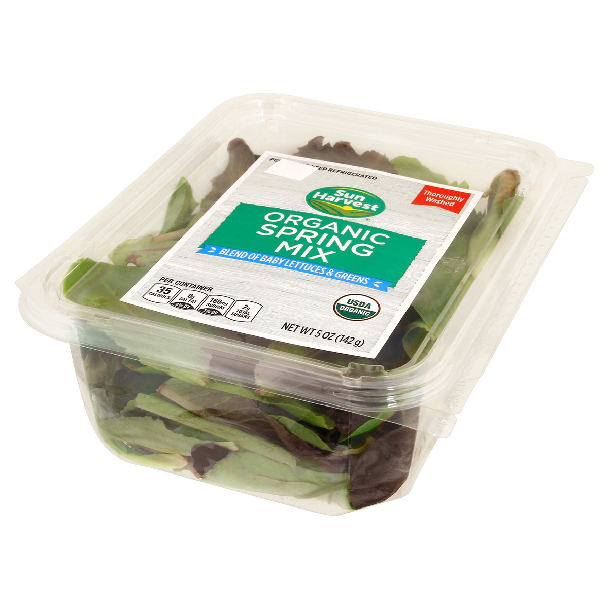 slide 6 of 13, Sun Harvest Organic Baby Spring Mix, 5 oz