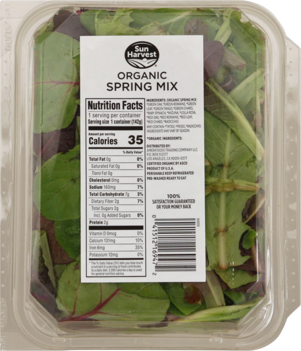 slide 4 of 13, Sun Harvest Organic Baby Spring Mix, 5 oz