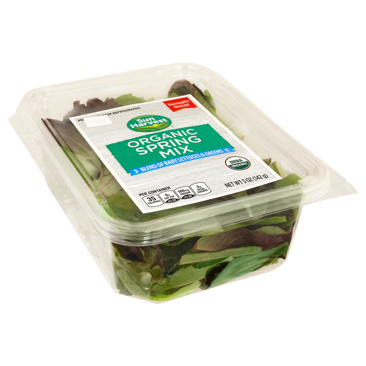 slide 5 of 13, Sun Harvest Organic Baby Spring Mix, 5 oz