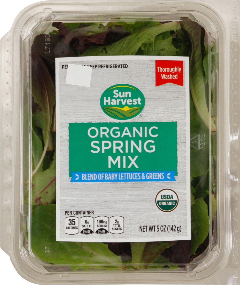 slide 7 of 13, Sun Harvest Organic Baby Spring Mix, 5 oz