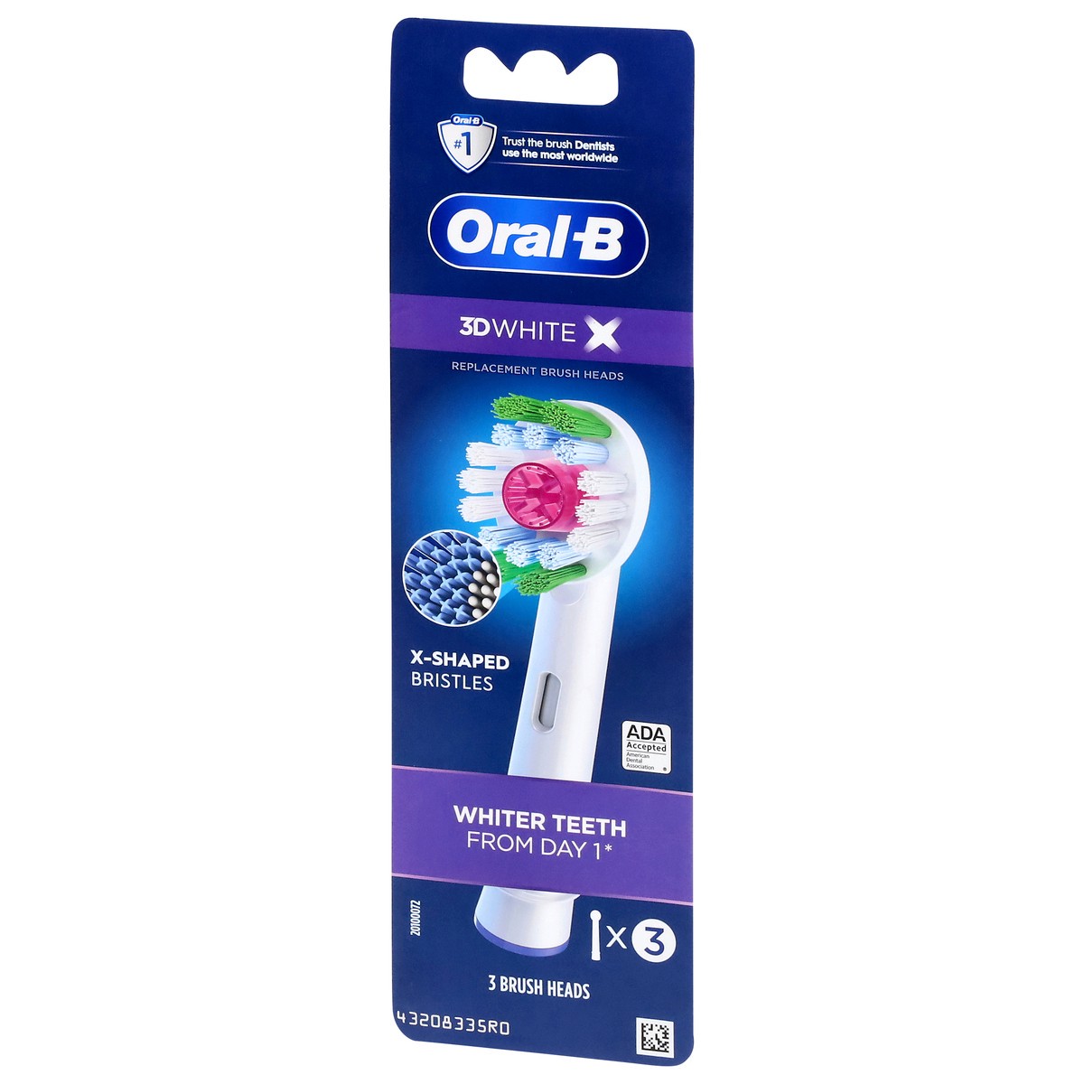 slide 2 of 4, Oral-B 3D White Replacement Electric Toothbrush Head, 3 ct