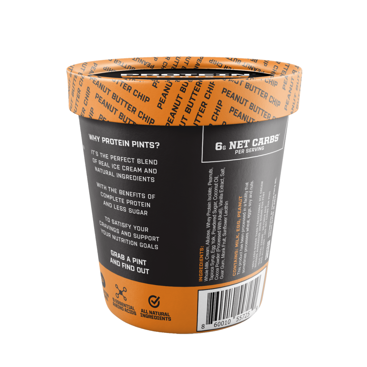 slide 15 of 17, Protein Pints - Pb Chip 30G, 16 oz