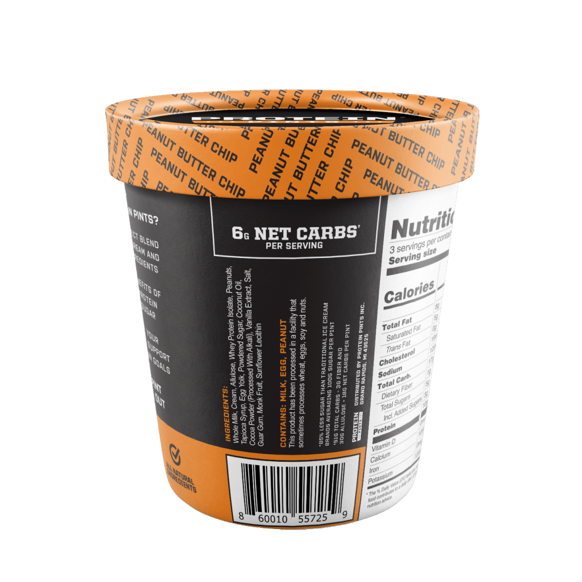 slide 4 of 17, Protein Pints - Pb Chip 30G, 16 oz