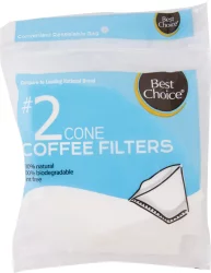 Best Choice #2Cone Coffee Filter - 100 ct