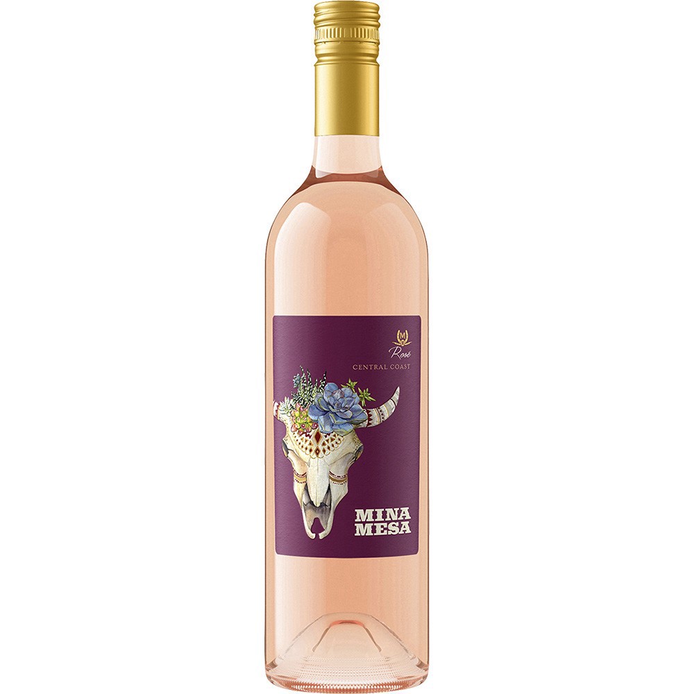 slide 1 of 1, Mina Mesa Rose, 750 ml