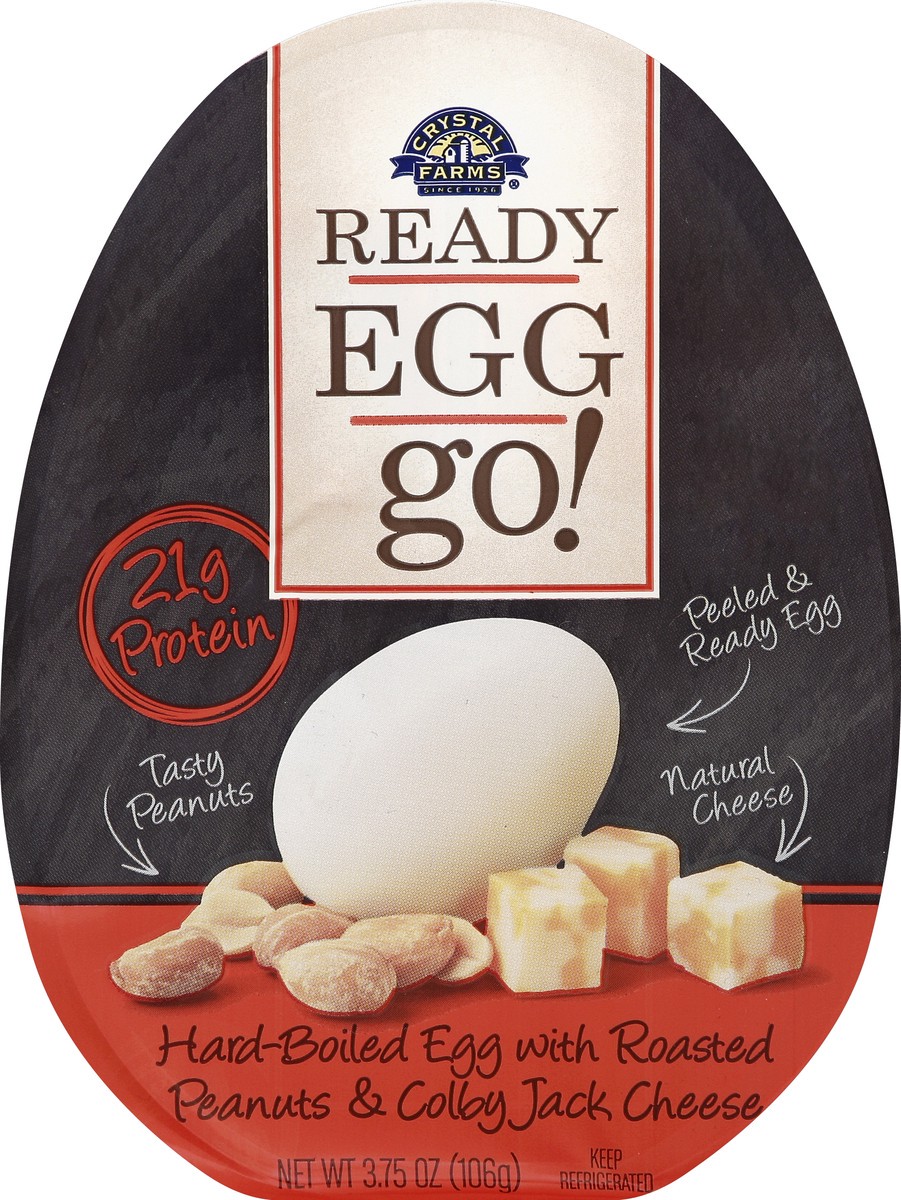 slide 1 of 9, Crystal Farms Ready Egg Go 3.75 oz, 3.75 oz