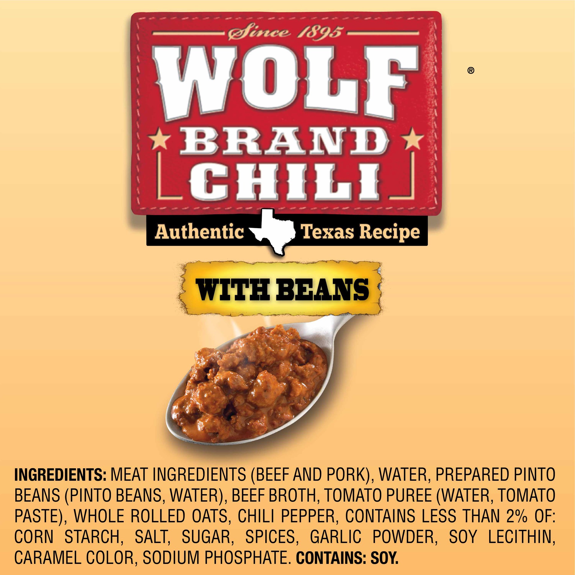 slide 2 of 5, Wolf Brand Chili with Beans - 15oz, 15 oz