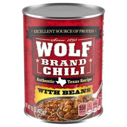 Wolf Brand with Beans Chili 15 oz
