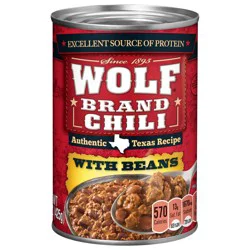 Wolf Brand with Beans Chili 15 oz