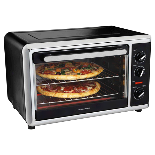 slide 1 of 1, Hamilton Beach Countertop Oven with Convection & Rotisserie, 1 ct