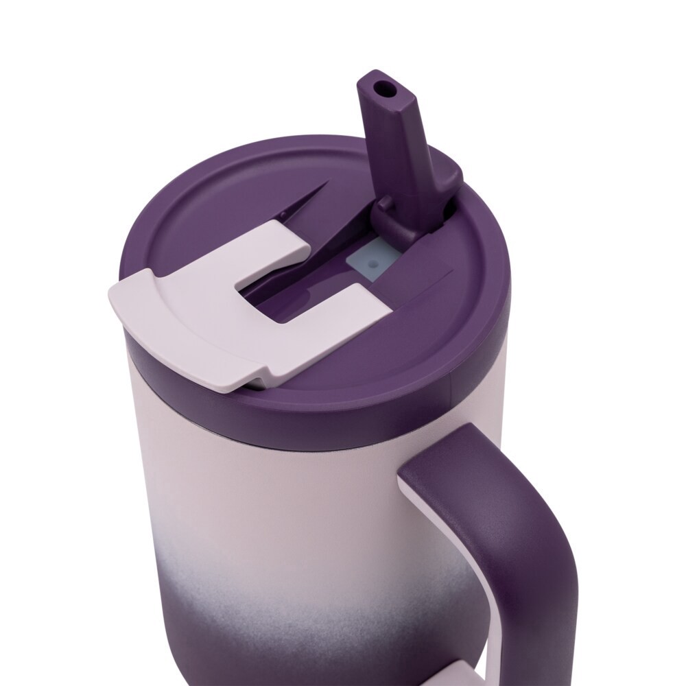 slide 4 of 5, Manna™ Adventure™ Handled Tumbler - Purple, 32 oz