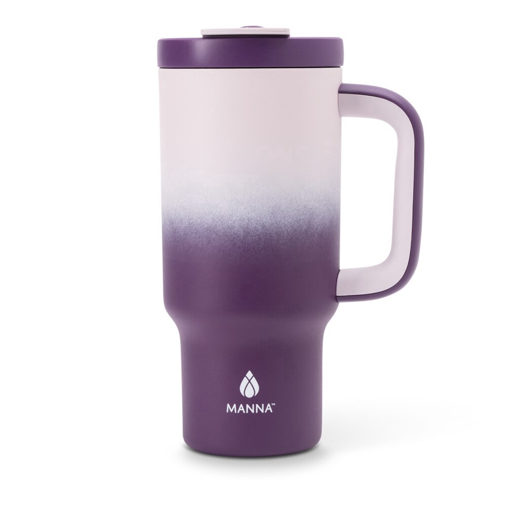 slide 3 of 5, Manna™ Adventure™ Handled Tumbler - Purple, 32 oz
